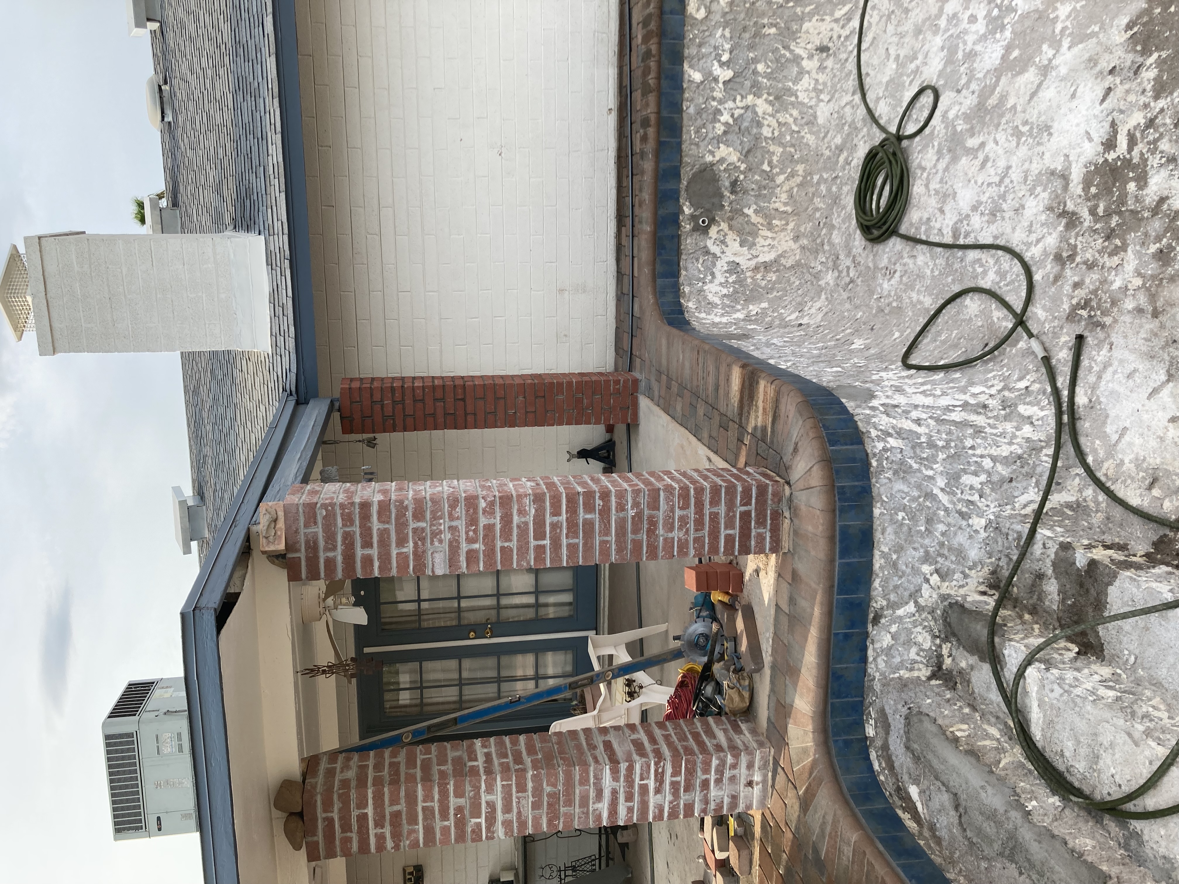 Jesus Handyman pool-water-line-tile project in Phoenix AZ